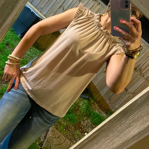 Adrianna Papell • Poke a Dot Sleeveless Blouse - Picture 2 of 12